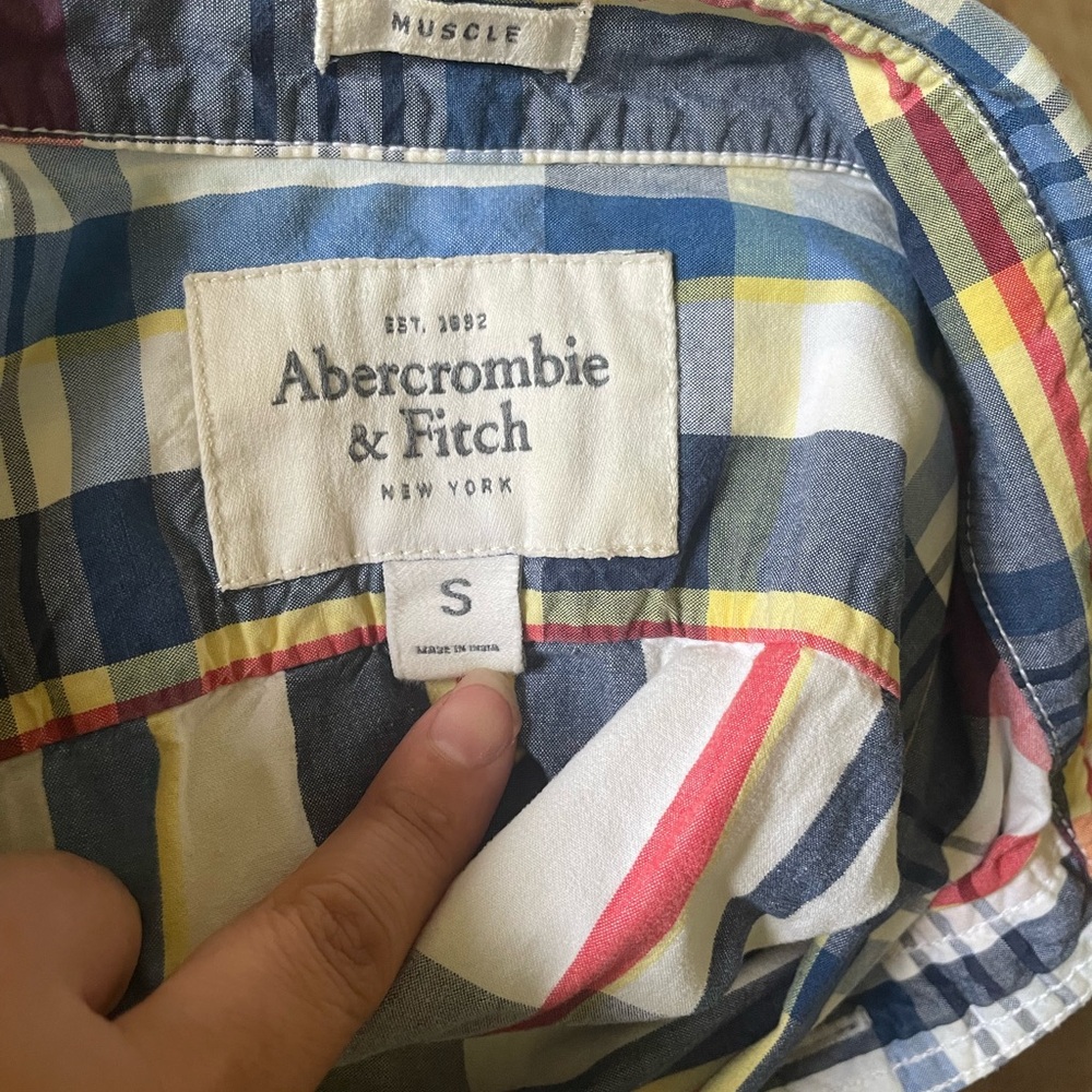 Vintage Classic Plaid Button Down Shirt Spring Easter Colors Summer Layerering - Picture 4 of 10
